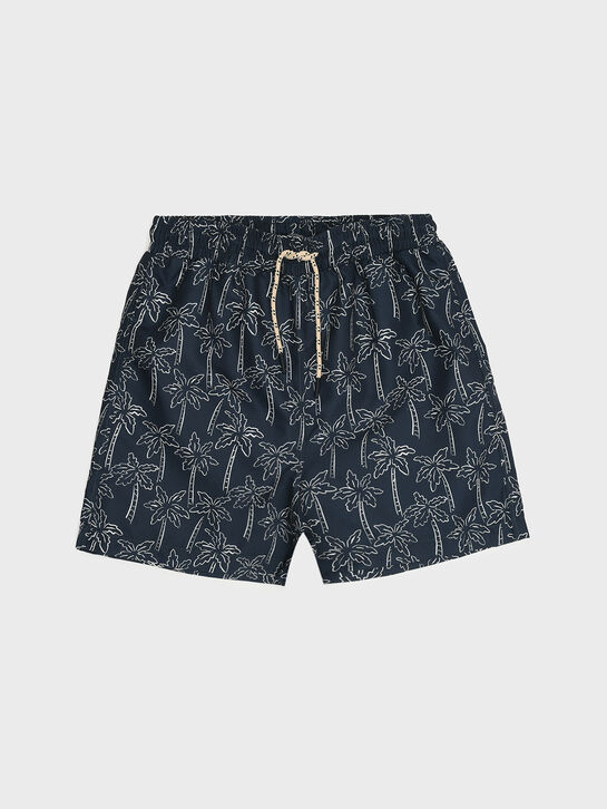Шорты для купания с принтом &quot;пальмы&quot; The New Society | Фото 1