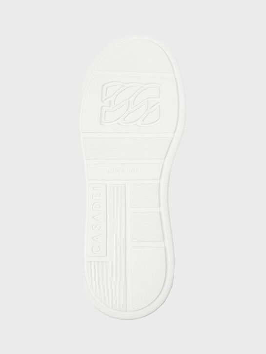 Кеды из плетеной кожи Casadei | Фото 5