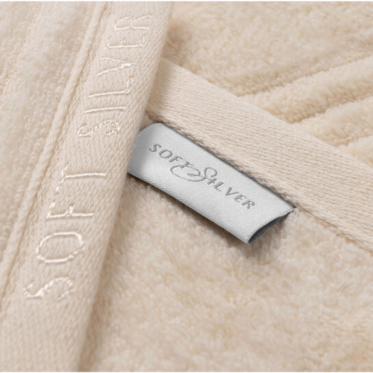 Полотенце махровое антибактериальное для лица 30х30см Tactile Soft Silver | Фото 3