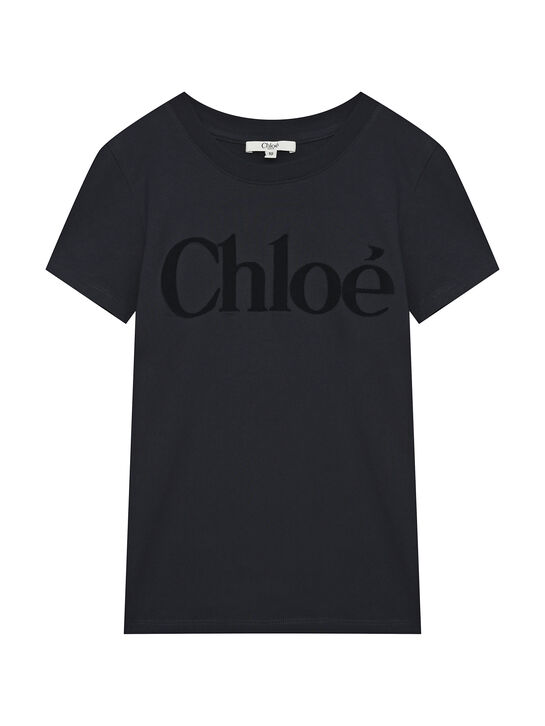 Футболка с лого на груди Chloe | Фото 1