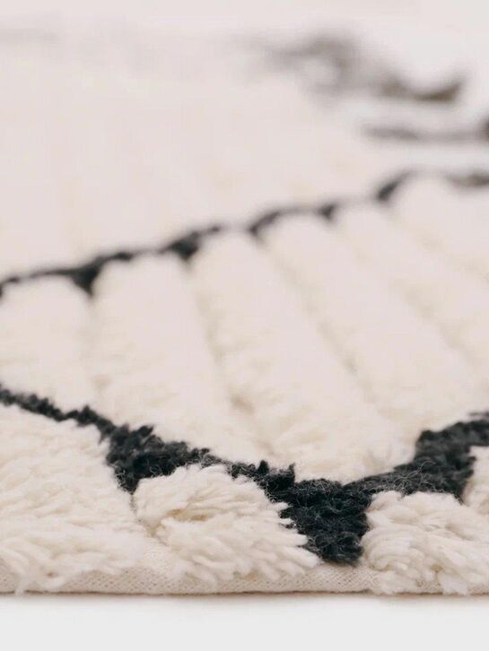 Коврик Nattiot Ковер VIKTOR BLACK S 100х150  | Фото 3