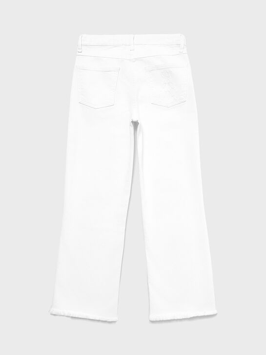 Джинсы прямого кроя, белые Patrizia Pepe | Фото 2