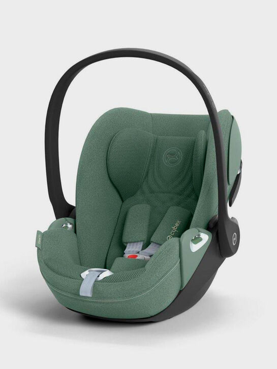 Коляска 2 в 1 Priam IV Rosegold цвет Leaf Green в комплекте со спальным блоком Lux Carry Cot и креслом Cloud T CYBEX | Фото 9