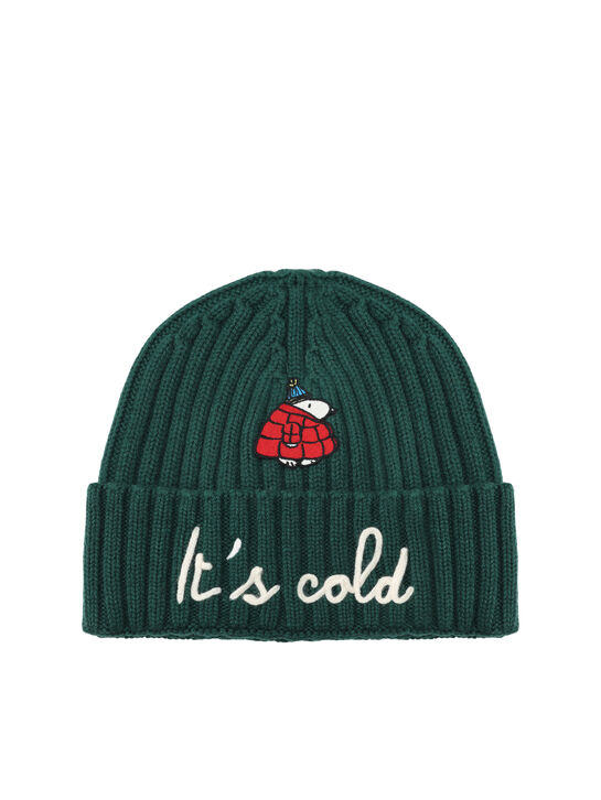 Шапка с надписью &quot;Its cold&quot; на подвороте Saint Barth | Фото 1