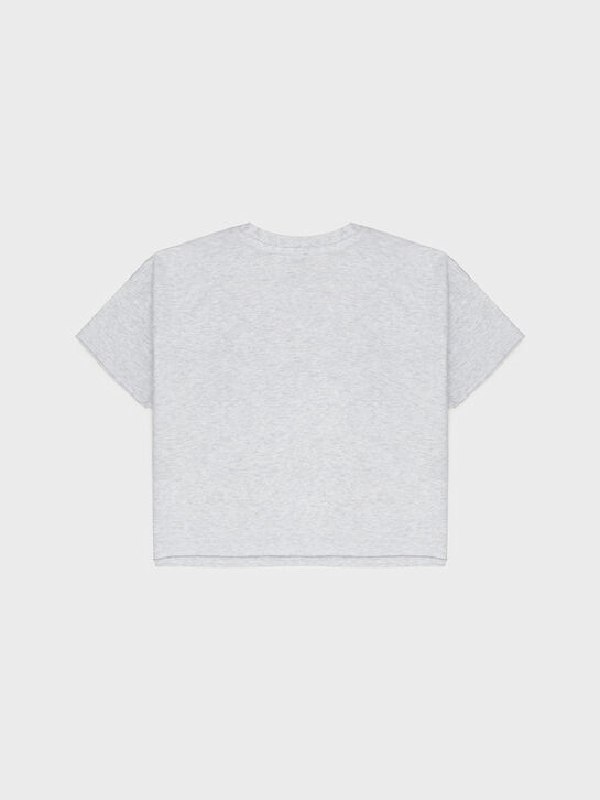 Футболка с лого, серая The New Society | Фото 2