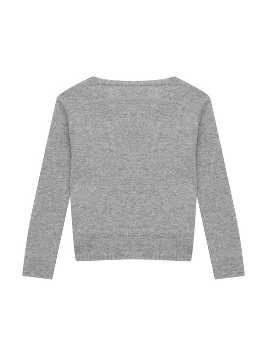 Джемпер из кашемира, серый Oscar et Valentine | Фото 2