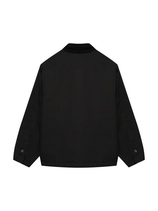 Джинсовая куртка утепленная, черная Market | Фото 2