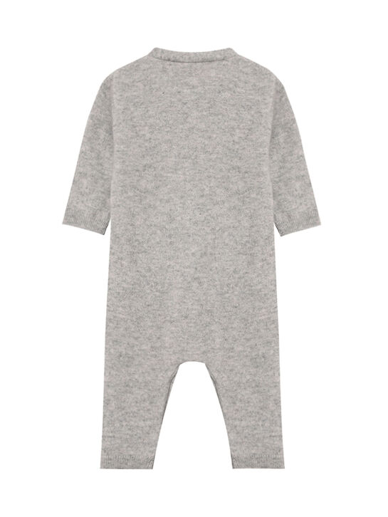 Комбинезон кашемировый, серый Oscar et Valentine | Фото 2