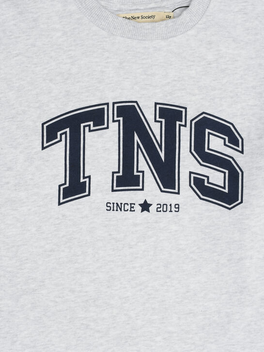 Свитшот укороченный, серый The New Society | Фото 3