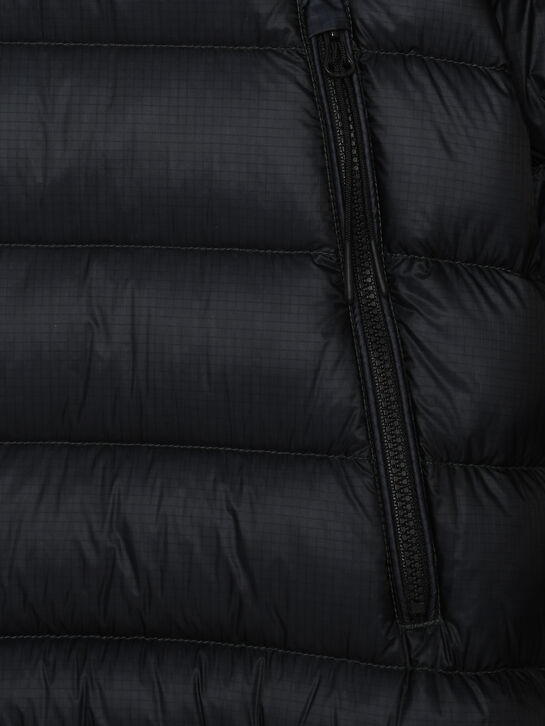 Куртка стегная с капюшоном, черная CP Company | Фото 3