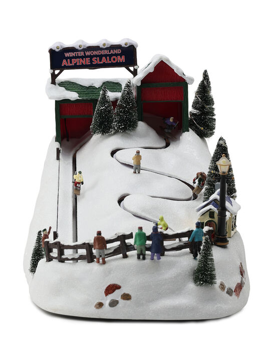 Новогодний сувенир &quot;Альпийский слалом&quot;, адаптер Musicboxworld | Фото 7