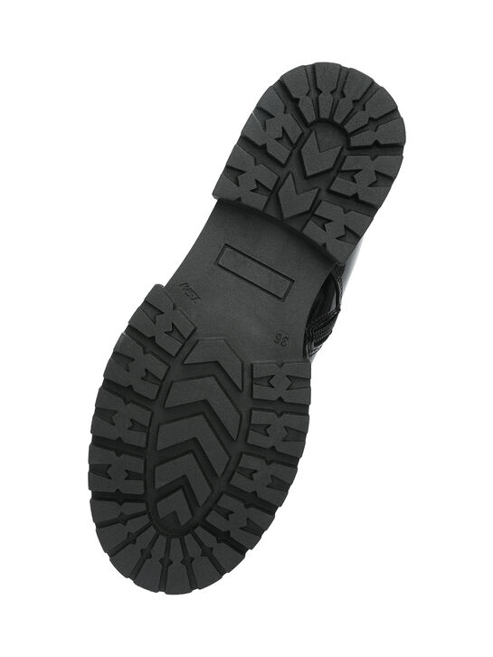 Ботинки лаковые с бархатными шнурками, черные Morelli | Фото 15