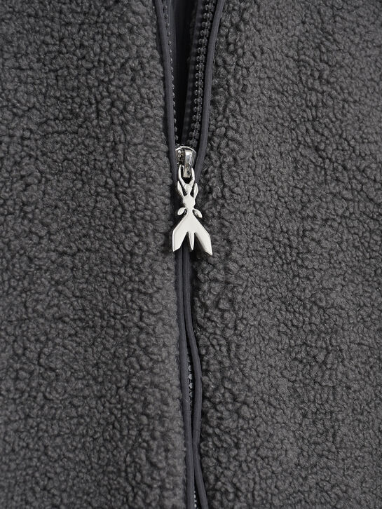 Куртка с капюшоном, серая Patrizia Pepe | Фото 3