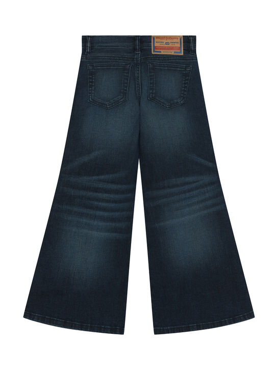 Джинсы-клеш, синие Diesel | Фото 2