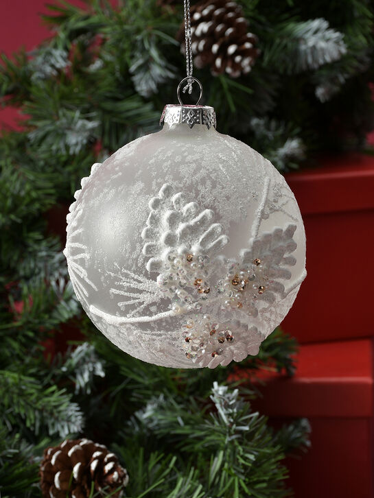 Шар 3D с жемчужинами, 10 см, белый, 2 вида Goodwill | Фото 5