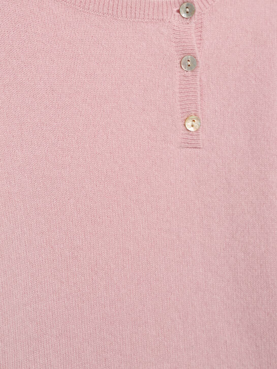 Джемпер из кашемира, розовый Oscar et Valentine | Фото 3