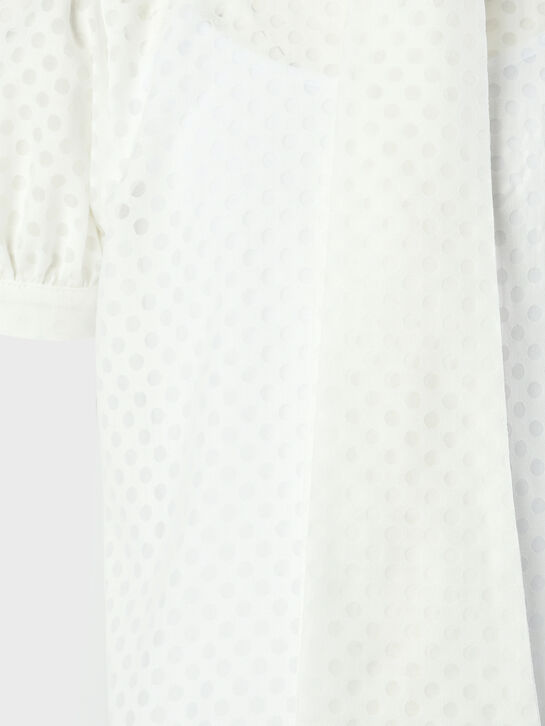 Блуза из шифона, белая Eirene | Фото 7