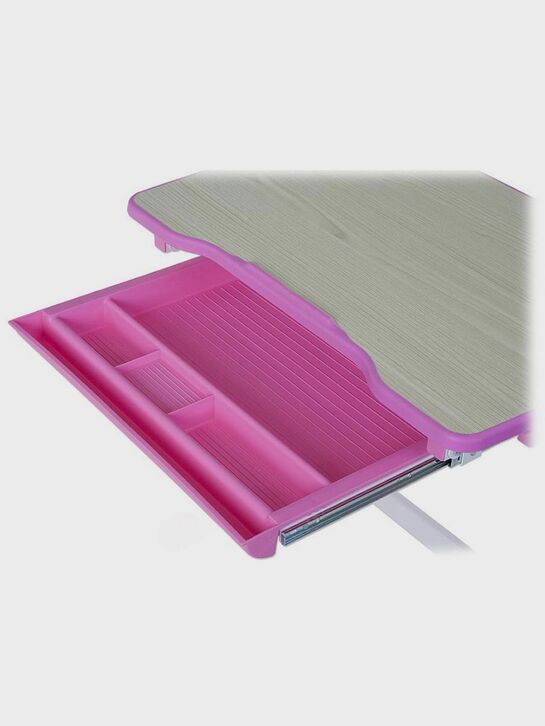 Комплект парта + стул трансформеры PICCOLINO PINK FUNDESK | Фото 2