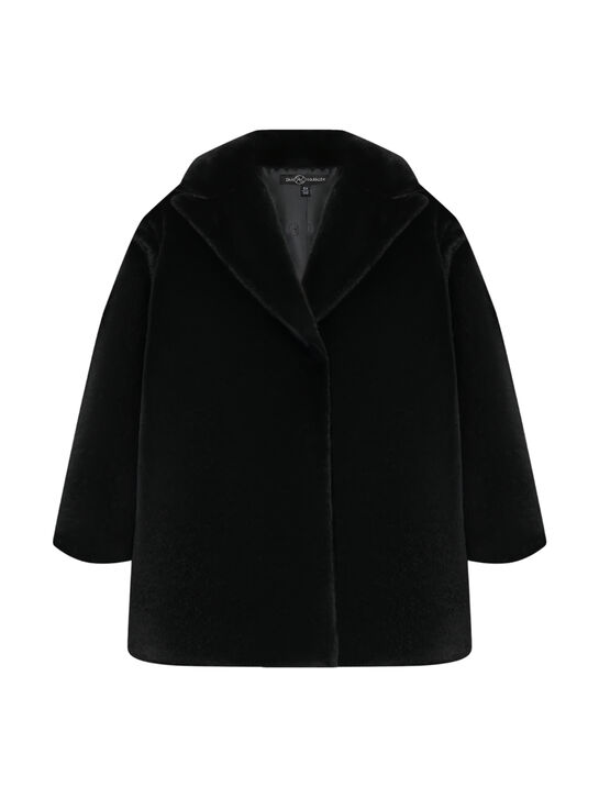 Шуба прямая из экомеха Dan Maralex | Фото 1