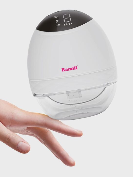 Бионический электрический молокоотсос SE500 с бутылочкой 240 мл Ramili | Фото 2