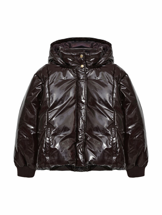 Куртка глянцевая с капюшоном Chloe | Фото 1