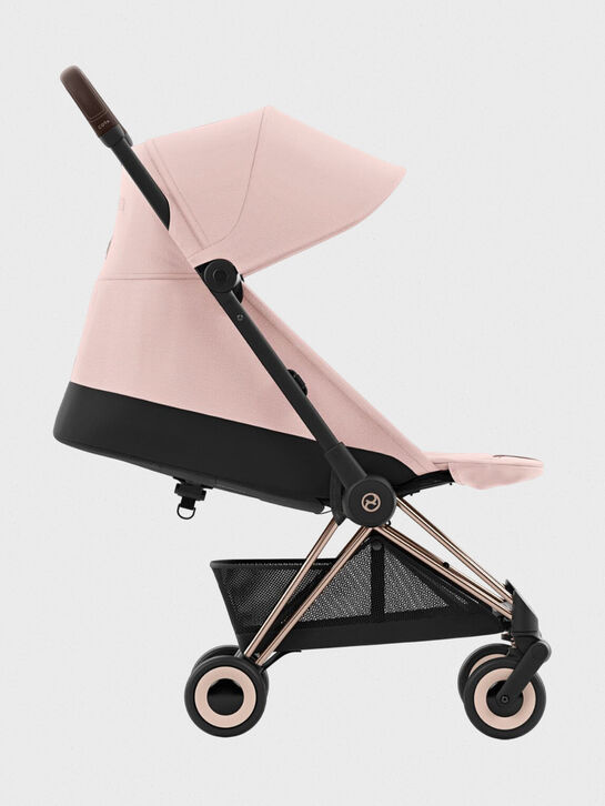 Коляска Coya Rosegold Peach Pink с дождевиком и бампером CYBEX | Фото 6