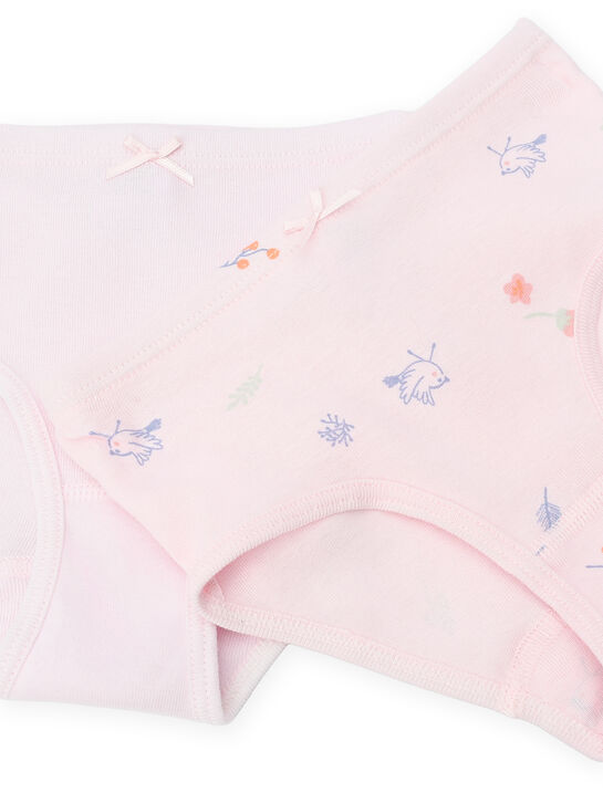 Трусы, комплект 2 шт, розовые Sanetta | Фото 3