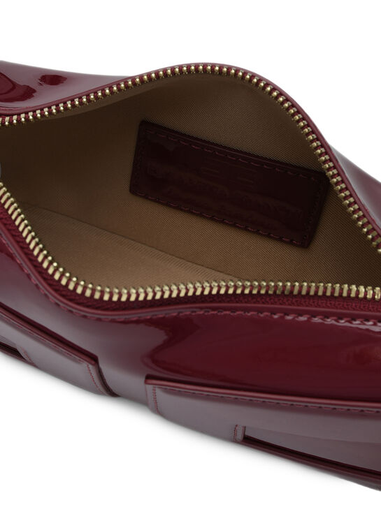 Сумка лаковая прямоугольная Elisabetta Franchi | Фото 6