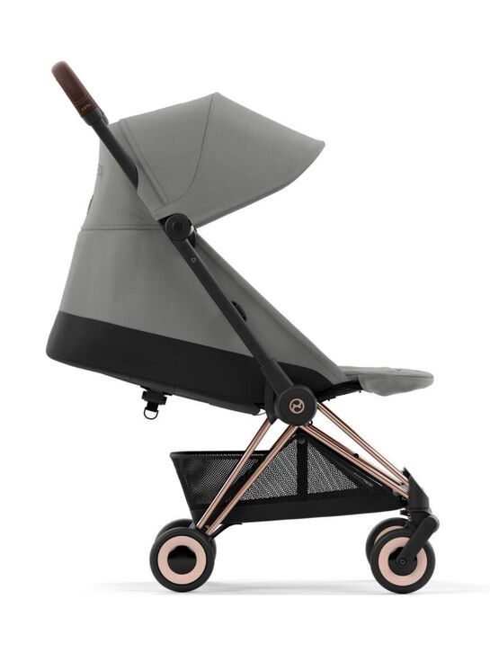 Коляска Coya Rosegold Mirage Grey с дождевиком и бампером CYBEX | Фото 7