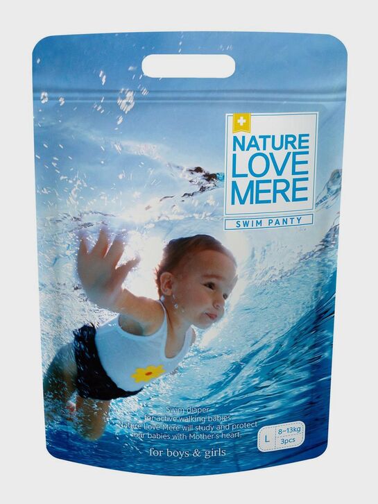 Подгузники-трусики для плавания L, 8-13 кг, 3 шт NATURE LOVE MERE | Фото 4