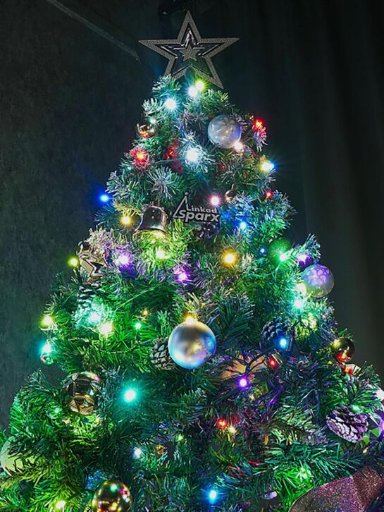 Гирлянда STRING 210 ламп, 1700см, RGB, многоцветный + белый, управление через приложение LinkedSparx | Фото 3