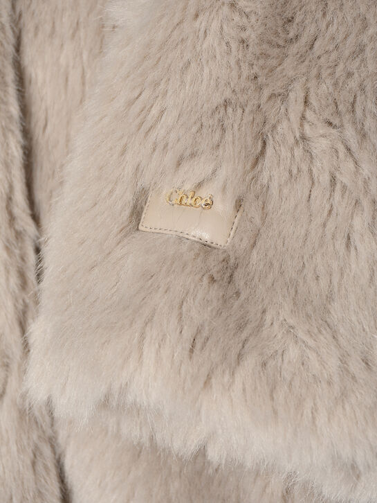 Шуба из эко-меха Chloe | Фото 4