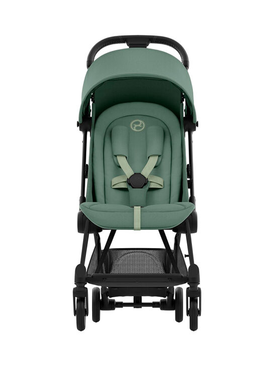 Коляска Coya Matt black leaf green с дождевиком и бампером CYBEX | Фото 2