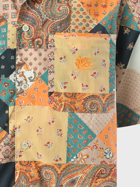 Рубашка в стиле пэчворк Etro | Фото 3