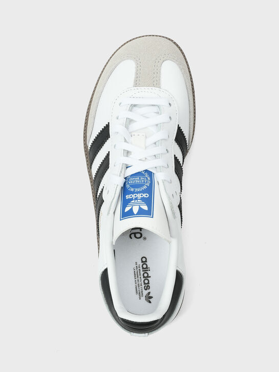 Кеды SAMBA, белые Adidas | Фото 4