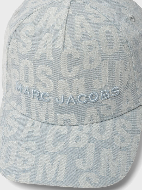 Бейсболка джинсовая со сплошным лого Marc Jacobs | Фото 3