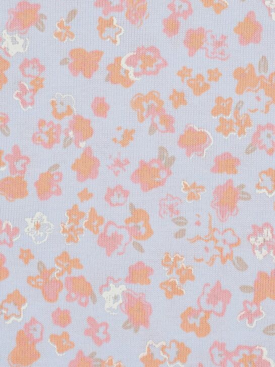 Майка в мелкий цветок, голубая Sanetta | Фото 3