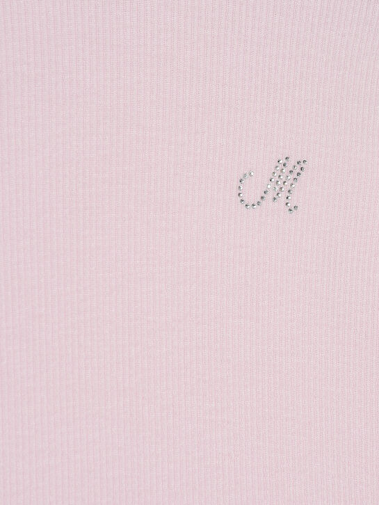 Водолазка в рубчик Monnalisa | Фото 3