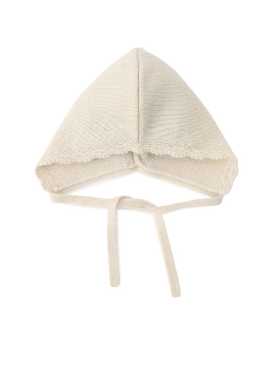 Чепчик кашемировый, кремовый Oscar et Valentine | Фото 1
