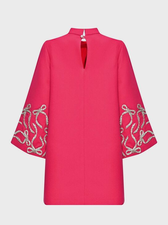 Платье с бантиками из страз на широких рукавах Maison Ava | Фото 2