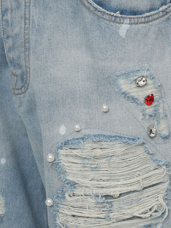 Джинсы с декором из бусин Barrow | Фото 3
