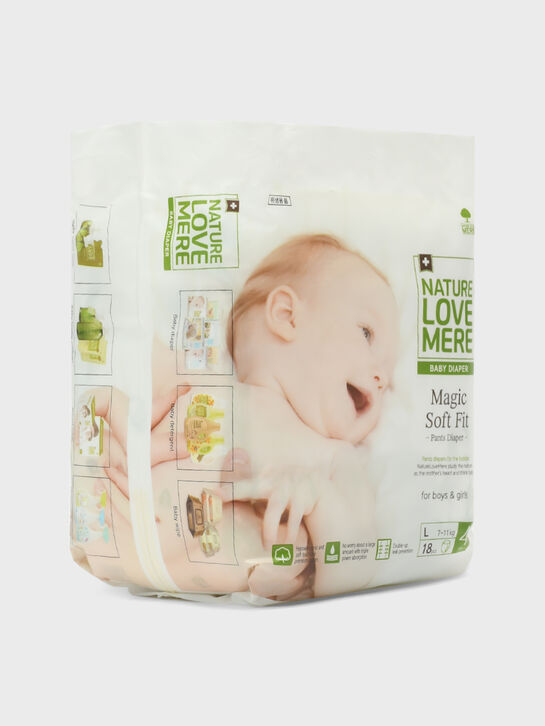 Подгузники-трусики супер мягкие MAGIC Soft L 7-11 кг, 18 шт NATURE LOVE MERE | Фото 2