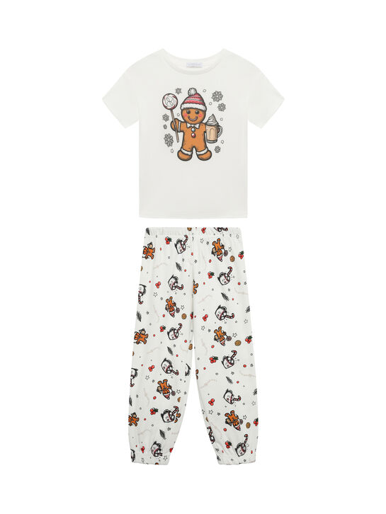 Пижама с новогодним принтом Dan Maralex | Фото 1
