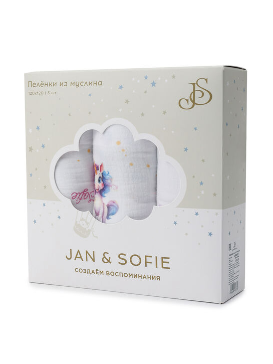 Комплект пелёнок, 2 шт, 120x120 см Jan&Sofie | Фото 11