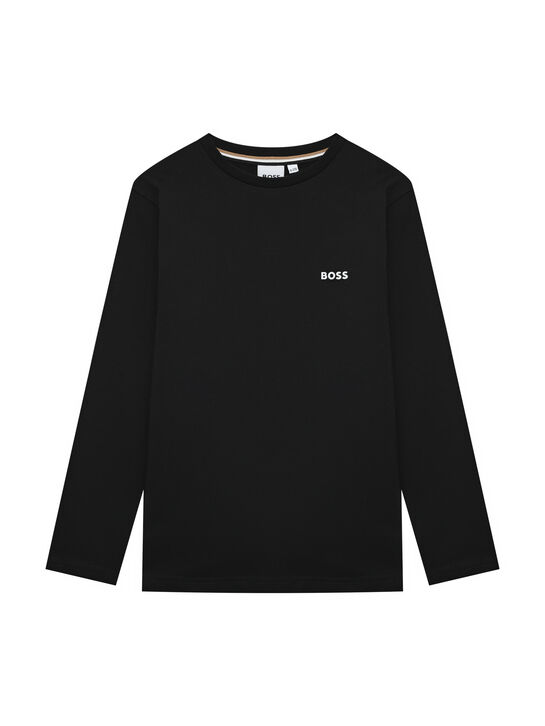 Лонгслив с лого на груди Boss | Фото 1