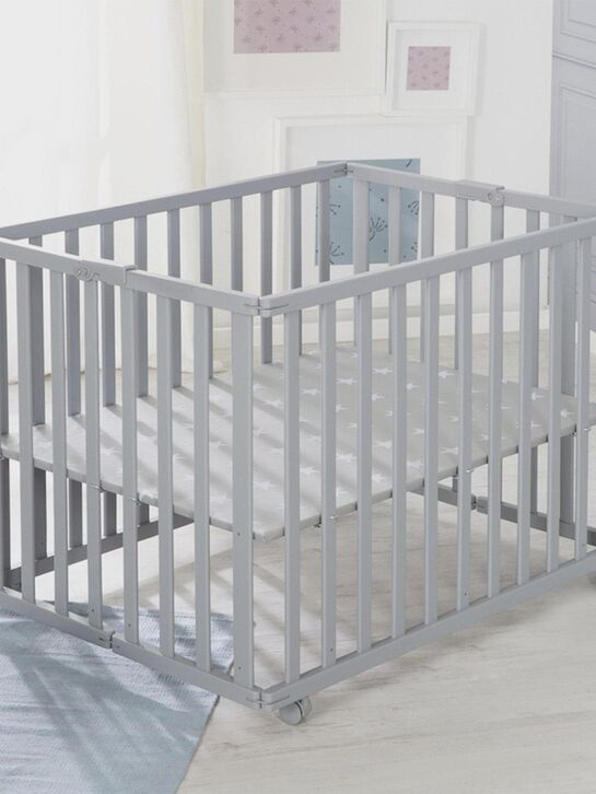 Манеж детский складной Foldable playpen серый, 74 х 100 см Roba | Фото 6