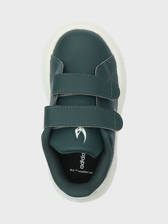 Кеды с принтом &quot;Йода&quot; Adidas | Фото 4