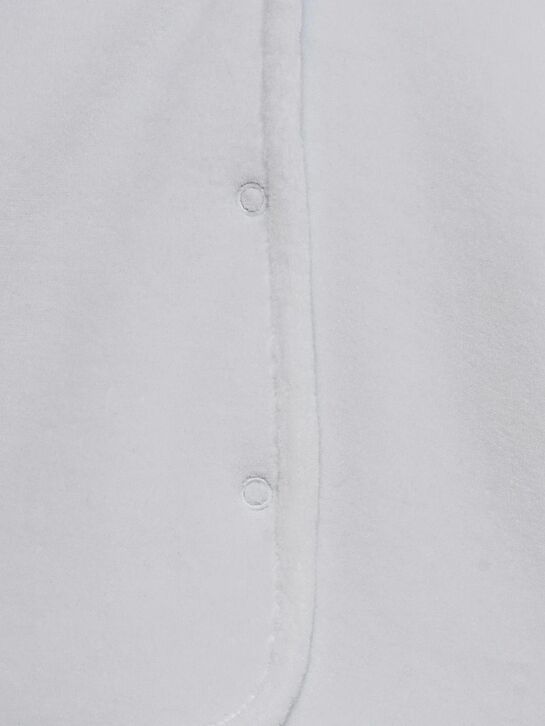 Велюровая кофта на кнопках с капюшоном Lyda Baby | Фото 3