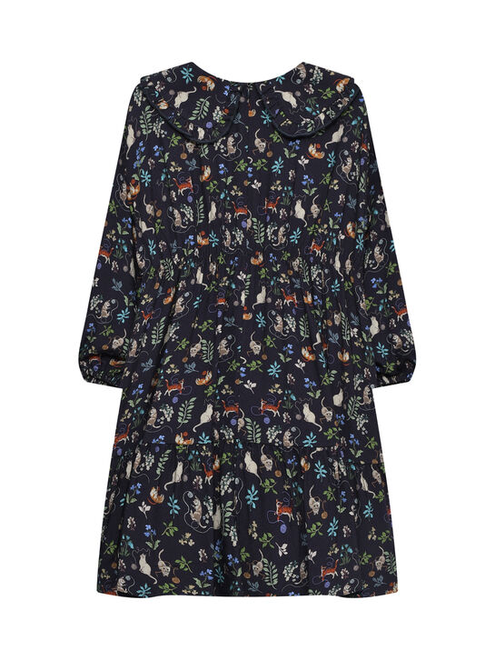 Платье с растительным принтом IL Gufo | Фото 2