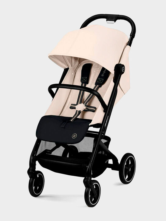Коляска Beezy Canvas White с дождeвиком и бампером CYBEX | Фото 1